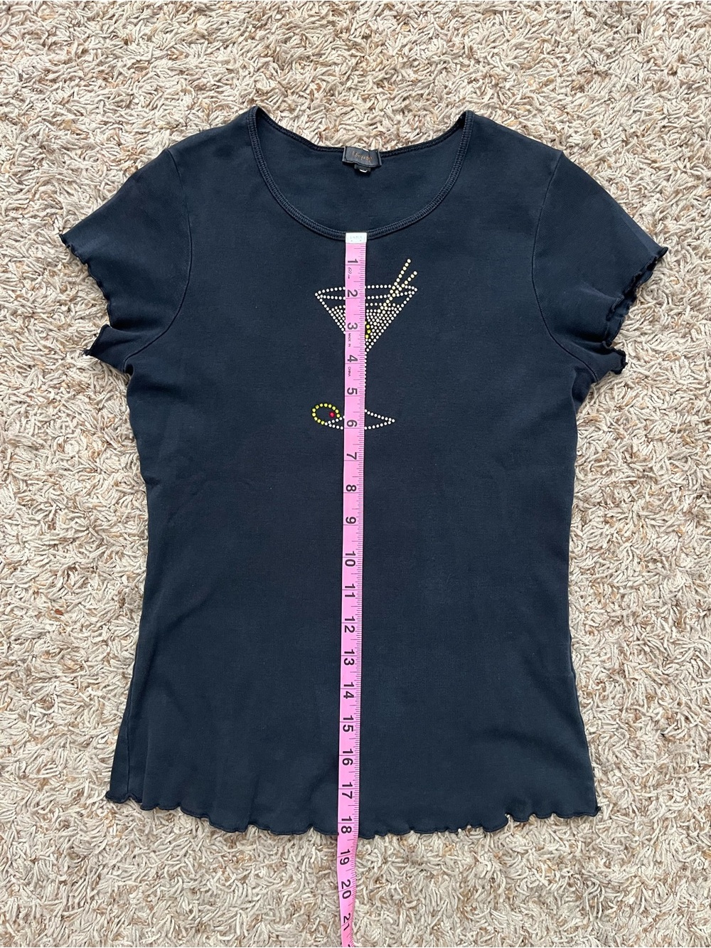 Vintage Y2K/90s Bedazzled Top - Picture 6 of 7
